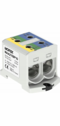MOREK Konektor OTL-PEN150 žlutozelený, modrý 2xAl/Cu 25-150mm2 1000V Univerzální svorka pro instalace TN-CS MAA2150P10