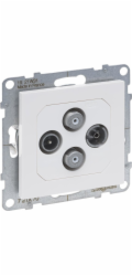 Legrand SUNO TV-R-2xSAT anténní zásuvka koncová 1,5dB bílá 721170
