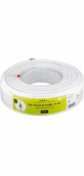 Goobay Koaxiální anténní kabel 75 dB quattro, 2x stínění, CCS, 50 m