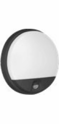 Orno Nástěnné LED svítidlo AGAT 15W, zahradní svítidlo s pohybovým senzorem, 140°, 1100lm, IP54, 4000K, černé, AD-OP-6112BLPMR4