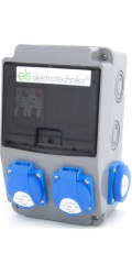 ELS Elektrotechnika Stavební a zahradní rozvaděč 4*GS 230V + ochrana, 6NO42C00