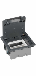 Kontakt-Simon 2modulová podlahová krabice 4x K45 hloubka 70 mm šedá 52050002-035