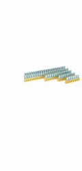 MOREK Mosazná svorkovnice BB147, 147 - kolejnice, 1,5-16 mm2, 63 A, 1 m MAD0147E21