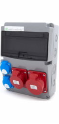 ELS Elektrotechnika Rozvaděč budovy 32A/5P + 16A/5P + 2*GS 230V, 11NO211