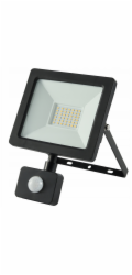V-TAC LED projektor 30W 3350lm 4000K Premium se senzorem Černý IP44 GW-0013