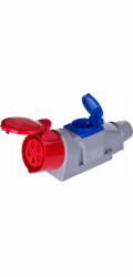 Tarel Sada 1x16a 5P 400V + 230V zásuvka č. 175