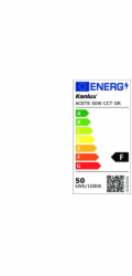 Kanlux Projektor ACTE 50W CCT GR 4300lm(WW)/5400lm(NW)/4850lm(CW) 3000K/4000K/6500K IP65 Šedá 38493