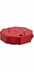 Simet Protipožární krabice PIP-3AN R6x2x4 osmihranná, E90, odbočná, rozměry 124x28x137mm, červená 84623616