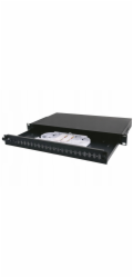 SecurityNET Panel 19 1U 24xSC sx 1x kazeta SC-FL-01 P1-S240000-NOVINKA