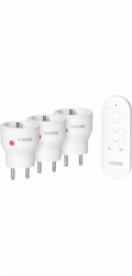 Orno Sada bezdrátových MINI zásuvek, dálkově ovládaných 3+1, 2300W