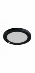 Kanlux LED downlight s ERGA PIR senzorem 17W CCT-B max. 1600lm 3000-6500K teplá/neutrální/studená IP20 5letá záruka černá 24605