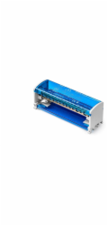 Simet Dvoupólový modulární rozvodný blok 2x (11x6mm2 2x25mm2 2x35mm2) pro sběrnici TS35 ShNK 2x15 85141002