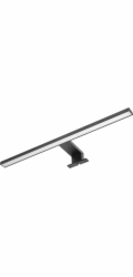 Orno Nástěnná lampa NORTES LED 12W, zrcadlová, 900lm, 4000K, délka 50 cm, hliník, černá AD-OM-6208L4/B