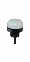 Emas Multifunkční LED signální sloupek, 30 mm, PLC PNP, 24 V DC, kabel 1 m, tvar kopule, T0-IF3P024MS30-1