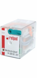 Relpol Průmyslové relé 4P 220V DC AgNi R4N-2014-23-1220-WT A00018