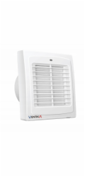 Ventika Axiální ventilátor O100 230V 18W 98m3 34dB s automatickou klapkou, časovačem a hygrostatem MATIC D100AAH