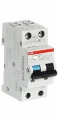 ABB Diferenciální jistič 1P+N char. B 6A 6kA 30mA AC okamžitý DS201 B6 AC30 2CSR255080R1065