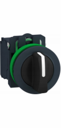 Schneider Electric Plochý spínač Harmony XB5, plast, černý, 3polohový, 2Z, 3polohový...