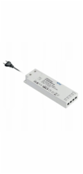 GTV LED napájecí zdroj SLIM EASY CLICK 12V, 30W, vstup 220-240VAC, IP20, rozměry 160x50x18 mm s mini zesilovačem a kabelem