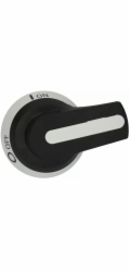 Lovato Electric Černá knoflík pro odpojovače GA... a GE0160...0250, zapínání na dvířkách skříně GAX66NB