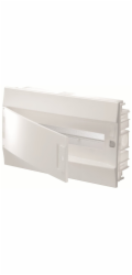 ABB Mistral41F 1x18 18M IP41 125A modulární rozvaděč pro zapuštěnou montáž, třída II, plné dveře, N+PE, šroubovací, 41A18X11A 1SLM004102A1104