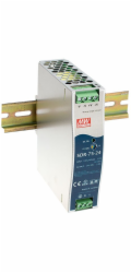 Meanwell Spínaný napájecí zdroj AC/DC na DIN lištu 75W 88-264VAC Uwy 24VDC 3,2A SDR-75-24, 1-1W3GEB