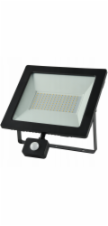 V-TAC LED projektor 100W 11500lm 4000K Premium se senzorem Černý IP44 GW-0017