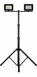 Schmith LED projektor na stativu, černý, 2x30W, 2x2350lm, IP65, 6400K, SL-S02
