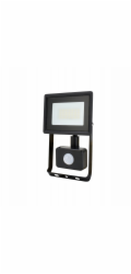Bemko SMD LED světlomet KASTEL2 20W 4000K 1640lm IP65 černý s pohybovým senzorem C64-S-LFK2-020BL-4K