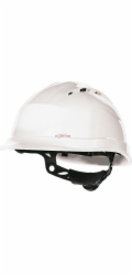 Delta Plus QUARTZ UP IV - STAVEBNÍ PŘILBA, ODVĚTRANÁ, 4bodový SYSTÉM ROTOR® + 4bodový popruh - červená.