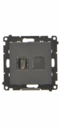 Kontakt-Simon TGHDMI.01/149 HDMI zásuvka (modul) matně černá