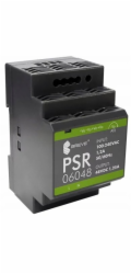 SilentiumPC Spínaný napájecí zdroj PSR 06048 230/48VDC 1,25A 60W na DIN lištu, Napětí: 85-264VAC, Ta70, 17000-1564