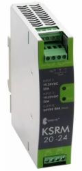 SilentiumPC Redundantní modul KSRM 24VDC 20A W pro DIN lištu, Napájení: 19-29VDCVAC, Ta80, 17000-1811