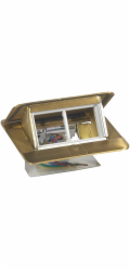 Legrand Mini Pop-up box 4 moduly mosaz pro instalaci 054016