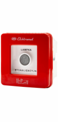 Elektromet Červená zapuštěná signální lampa LSp 24c ID 911481