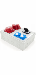 ELS Elektrotechnika Rozvaděč budovy 16A/5P + 32A/5P + 2*GS 230V + jistič L-0-P, N211LP
