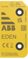 ABB Snímač Eva s unikátním kódem DYN/OSSD, vyžaduje připojení k snímači Adam 2TLA020046R0900