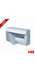 ABB Hermetický povrchový rozvaděč Mistral65 1x18 18M IP65 průhledné dveře 65P18X12Z 1SLM006501A1203