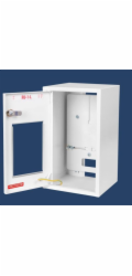 Karwasz Univerzální rozvaděč elektroměrů se zámkem 1F IP30 bílý RU-1-LZ/O