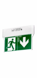 AWEX Nouzové svítidlo ARROW N IP44 1W 1h dvojúčelové oboustranné s automatickým testem ARN/1W/BSA/AT/WH
