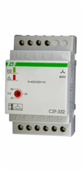 F&F Relé pro výpadek fáze a asymetrii s ovládáním stykačem 10A 1P 4s 40-80V CZF-332