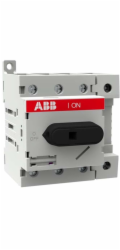 ABB Modulární odpínač bílý 4P 63A bez hřídele a rukojeti, kryt svorek IP20, DIN lišta OT63ML4 1SCA022530R640