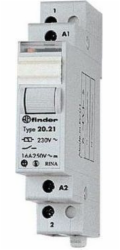Finder Impulzní relé 1NO 16A 230V AC (20.21.8.230.4000)
