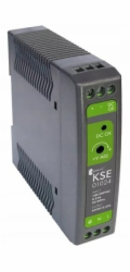 SilentiumPC Spínaný napájecí zdroj KSE 01024P 230/24VDC 0,42A 10W na DIN lištu, napětí: 85-264VAC, Ta70, 17000-1541
