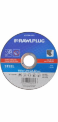 Rawlplug Korundové brusné kotouče pro řezání oceli 125 mm 25 ks (RT-CDM-125/1)