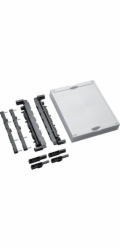 Hager Blok pro horizontální přípojnice Univers N 4P 300 x 250 x 125 mm (UE21E0)