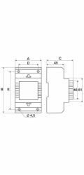 BREVE Transformátorový zdroj PSLF 30 230VAC/12VDC 18W 1,5A / s filtrem