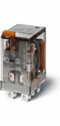 Finder Relay 2P 12A 230V AC testovací tlačítko mechanický indikátor (56.32.8.230.0040)