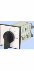 Elektromet Vačkový spínač hvězda-trojúhelník 3P 63A IP65 s krytkou (926322)