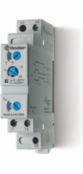 Finder Časové relé 2NO 6A 12-240V AC/DC 250V jednofunkční SD hvězda-trojúhelník 80.82.0.240.0000 - 80.82.0.240.0000